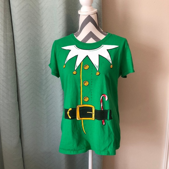 Green elf t shirt Clearance